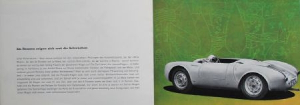 Porsche 356 A Modelprogram 1958 Carbrochure (2917)